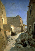 In the rue Bab-el-Ghabi at Laghouat