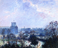 Garden of the Louvre: Snow Effect