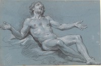 Seated Male Nude
