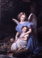 Guardian angel at the brook