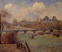 View of the Seine from the Raised Terrace of the Pont-Neuf
