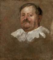 Head of a Bearded Man Wearing a Falling Ruff