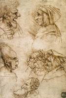 Seven caricatures
