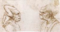 Two Grotesque Heads
