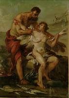 Study for Daedalus Attaching Icarus' Wings