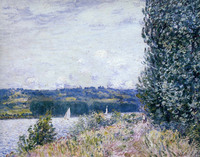 Banks of the Seine, Wind Blowing
