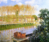 Setting Sun at Moret