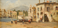 Italian lakeside town