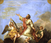 Ceiling with St Barnabas