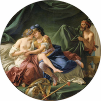 Mars and Venus Surprised by Vulcan