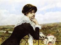 Woman on a Balcony