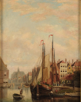 Dutch city view