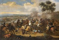 Battle of the Boyne between James II and William III, 11 June 1690