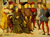 Shooting at Father's Corpse (fragment from Cassone panel)