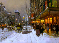 Porte St. Denis in Winter