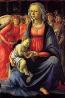 Madonna and Child with Five Angels