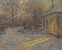 Winter Scene with Pavilion