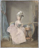 Lady Drinking Tea