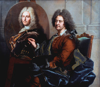 Self Portrait Painting the Portrait of François de Castagney