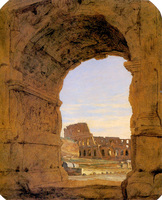 Arch of Titus and Roman Colosseum