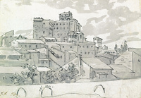 View of Rome with the Senatorial Palaces and the Pyramid of Cestius