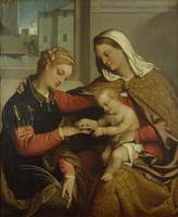 The Mystic Marriage of Saint Catherine