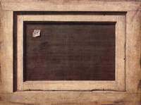 Trompe l'oeil: The Reverse of a Framed Painting