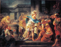 Alexander Cutting the Godian Knot