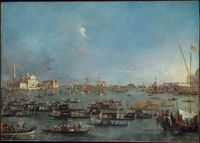 Procession of Gondolas in the Bacino di San Marco