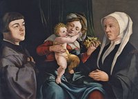 Madonna of the Daffodils with the Child and Donors