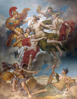 The Nymphs of Parthenope Led Towards the Banks of the Seine