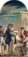 The Four Founders of University College, Lord Brougham, Jeremy Bentham, Thomas Campbell & Henry Crab
