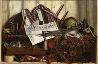 Trompe l'oeil:  A Cabinet in the Artist's Studio