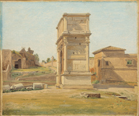 The Arch of Titus in Rome