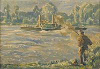 Landscape with Angler