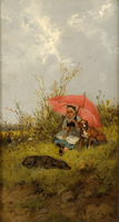 The Red Parasol