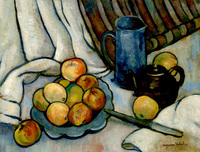 Apples, Pitcher and Teapot