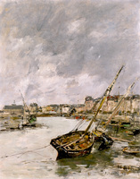 Trouville, the Port, Low Tide