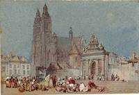 Tours, The Cathedral from the Place de l'Archevêché