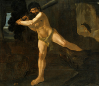 Hercules Fighting the Boar Erymanthian