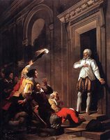 Admiral de Coligny Impressing his Murderers