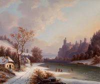 Ice Skating Scene