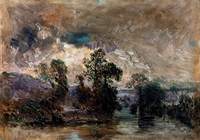 Landscape with a Stormy Sky