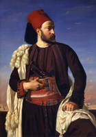 Leconte de Floris in an Egyptian army uniform