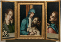 The Pieta, Saint John and Mary Magdalen (Triptych)