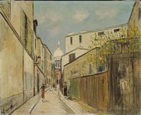 Church of Le Sacre-Coeur from rue Saint-Rustique