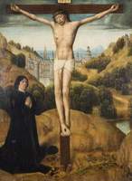 Christ on the Cross with a Donor