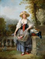 Gardener in Straw Hat