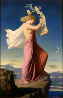 Sapho Playing Lyra