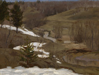 Melting Snow on the Slopes
